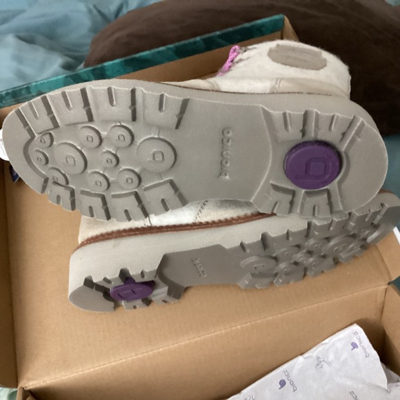 BIONICA DARLENE ITALIAN   SUEDE LEATHER WATERPROOF BOOTS MOONSTONE NWT SZ 6.5 - Picture 6 of 15